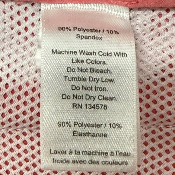 Vineyard Vines Performance Breaker Shorts Mens 34 Pink Chino Golf Flat Stretch - Picture 4 of 7